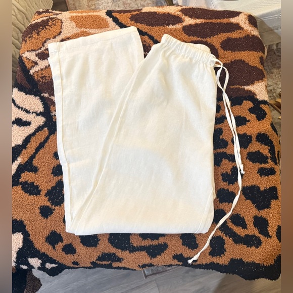 Reformation Olina Linen Pant In White, brand new, never worn, no flaws. - Picture 10 of 16